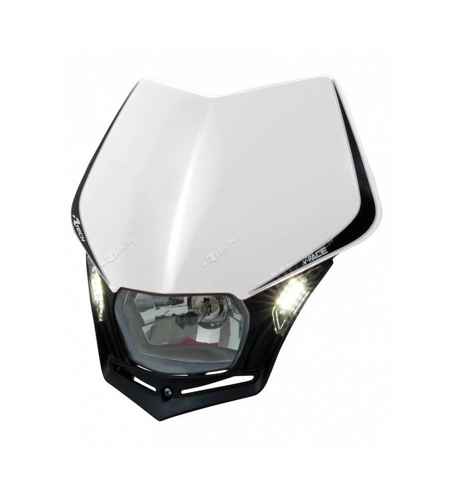 Plaque phare RACETECH V-Face Led blanc Plaque phare RACETECH V-Face Led blanc