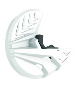 Protège disque avant POLISPORT blanc Yamaha