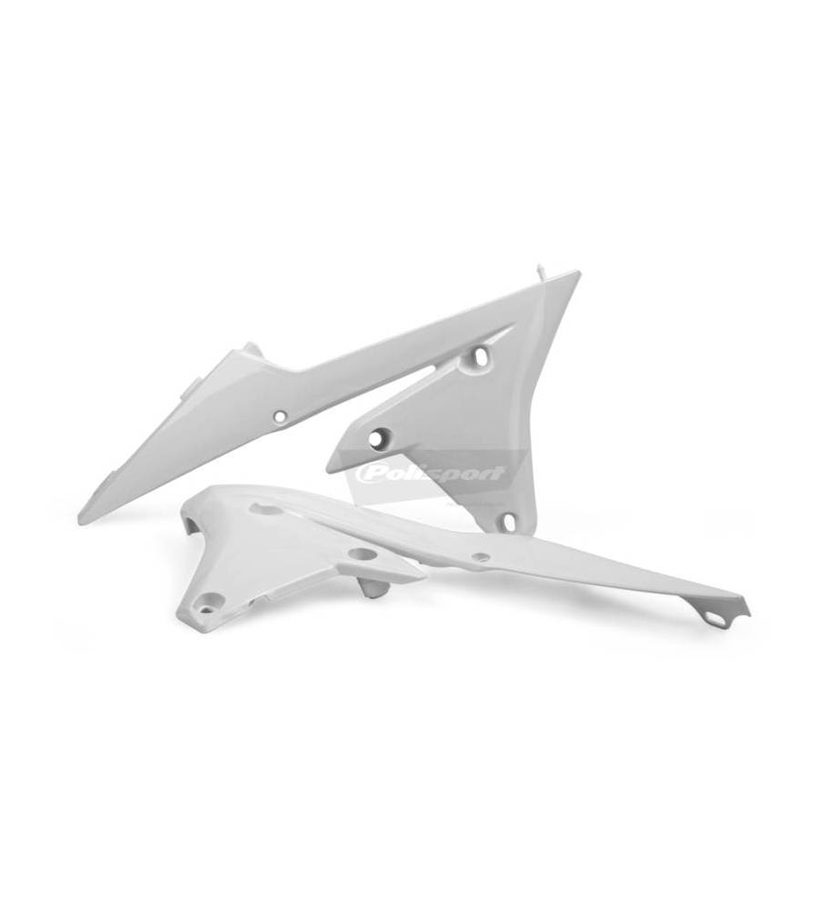 Ouïes de radiateur POLISPORT blanc Yamaha YZ250F/YZ450F