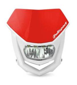 Plaque phare POLISPORT Halo LED rouge/blanc