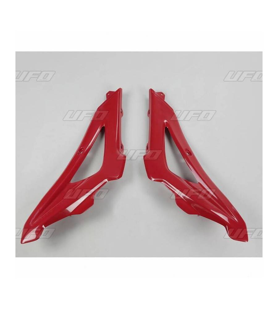 Ouïes supérieures de radiateur UFO rouge Husqvarna Ouïes supérieures de radiateur UFO rouge Husqvarna