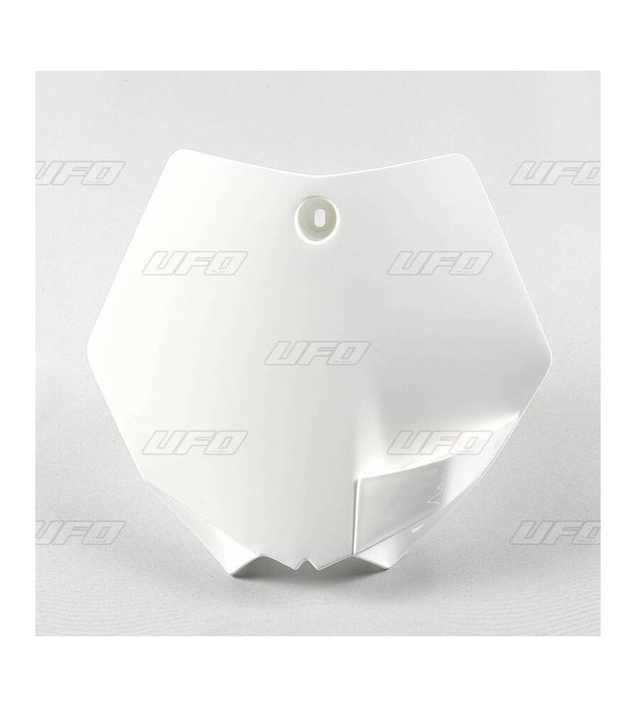 Plaque numéro frontale UFO blanc KTM SX65 Plaque numéro frontale UFO blanc KTM SX65