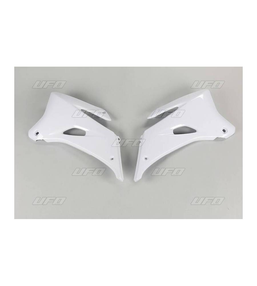 Ouïes de radiateur UFO blanc Yamaha YZ250F/450F Ouïes de radiateur UFO blanc Yamaha YZ250F/450F