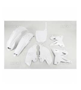 Kit plastique UFO réplica 4T restylé blanc Yamaha YZ125/250 Kit plastique UFO réplica 4T restylé blanc Yamaha YZ125/250