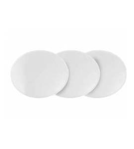 Plaque numéro frontale PRESTON PETTY ovale blanc - pack de 3