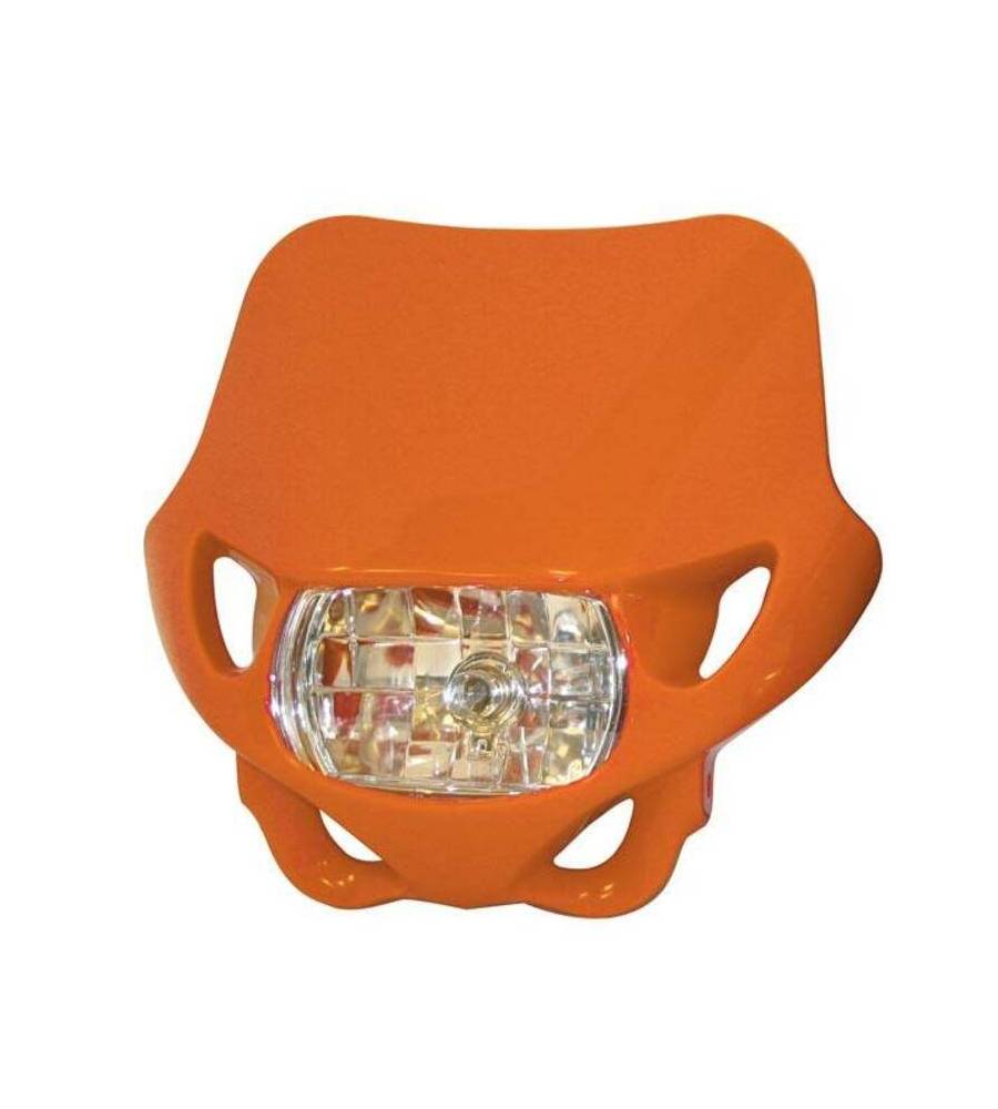 Plaque phare BIHR Enduro orange 12V/35W