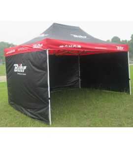 Tonnelle Moto BIHR Home Track 4,5x3m avec 3 cloisons amovibles