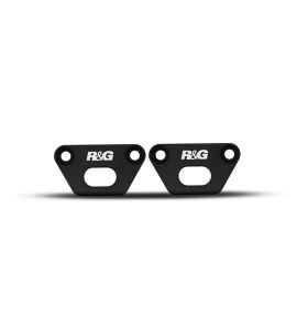 Platines pour sangles R&G RACING noir Aprilia Shiver 900