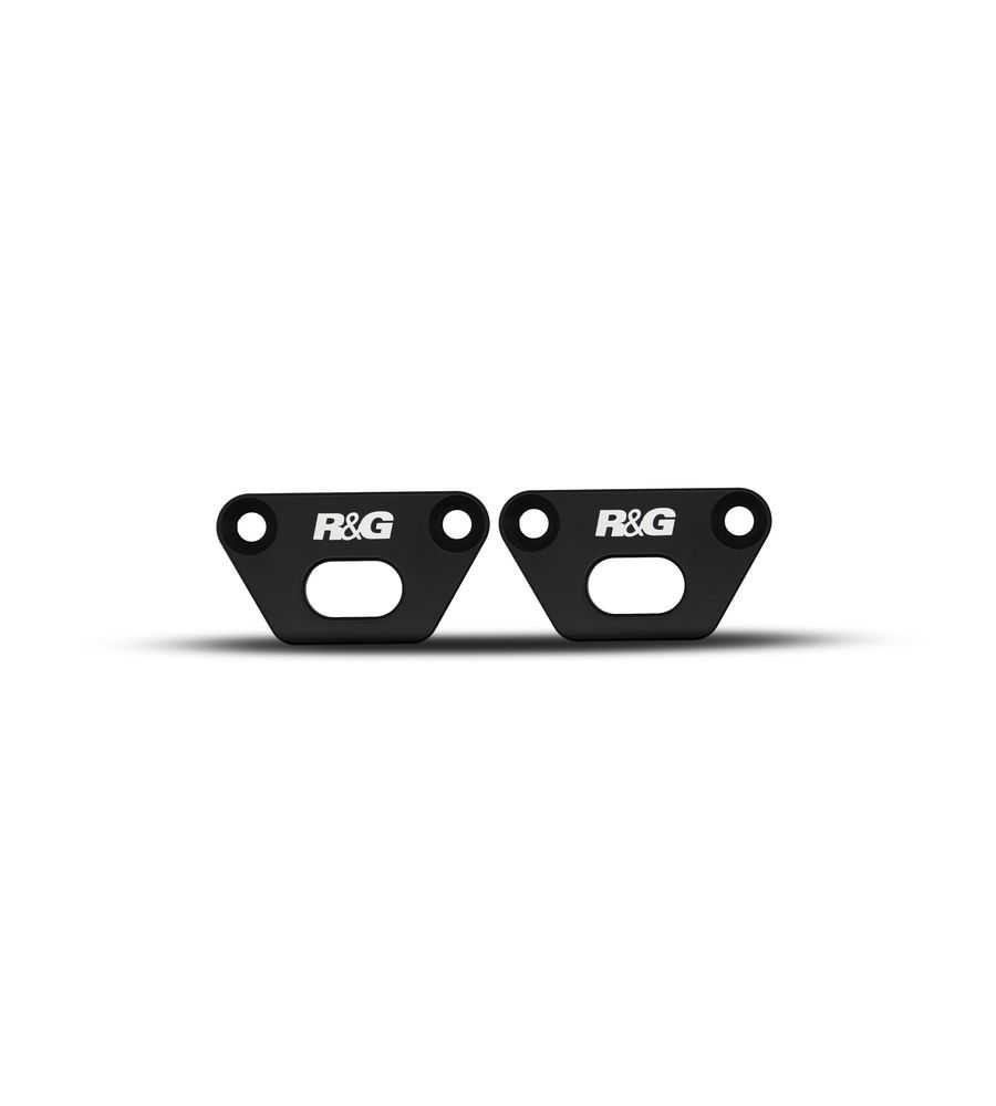 Platines pour sangles R&G RACING noir Aprilia Shiver 900 Platines pour sangles R&G RACING noir Aprilia Shiver 900