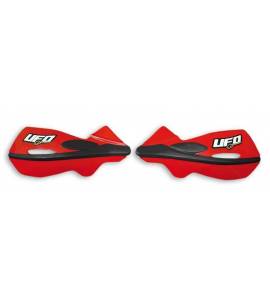 Paire de coques de rechanges UFO de protèges-mains Patrol rouge / blanc - 78069731