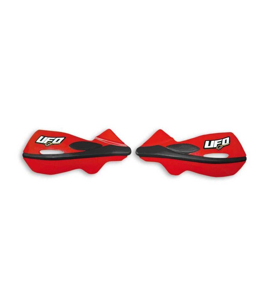 Paire de coques de rechanges UFO de protèges-mains Patrol rouge / blanc - 78069731 Paire de coques de rechanges UFO de protèges-mains Patrol rouge / blanc - 78069731