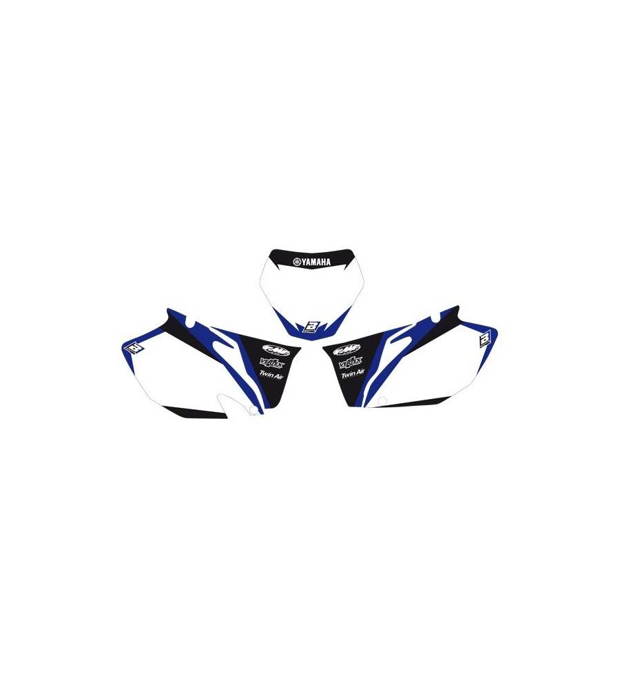 Fonds de plaque blanc Yamaha YZF250/450 Fonds de plaque blanc Yamaha YZF250/450