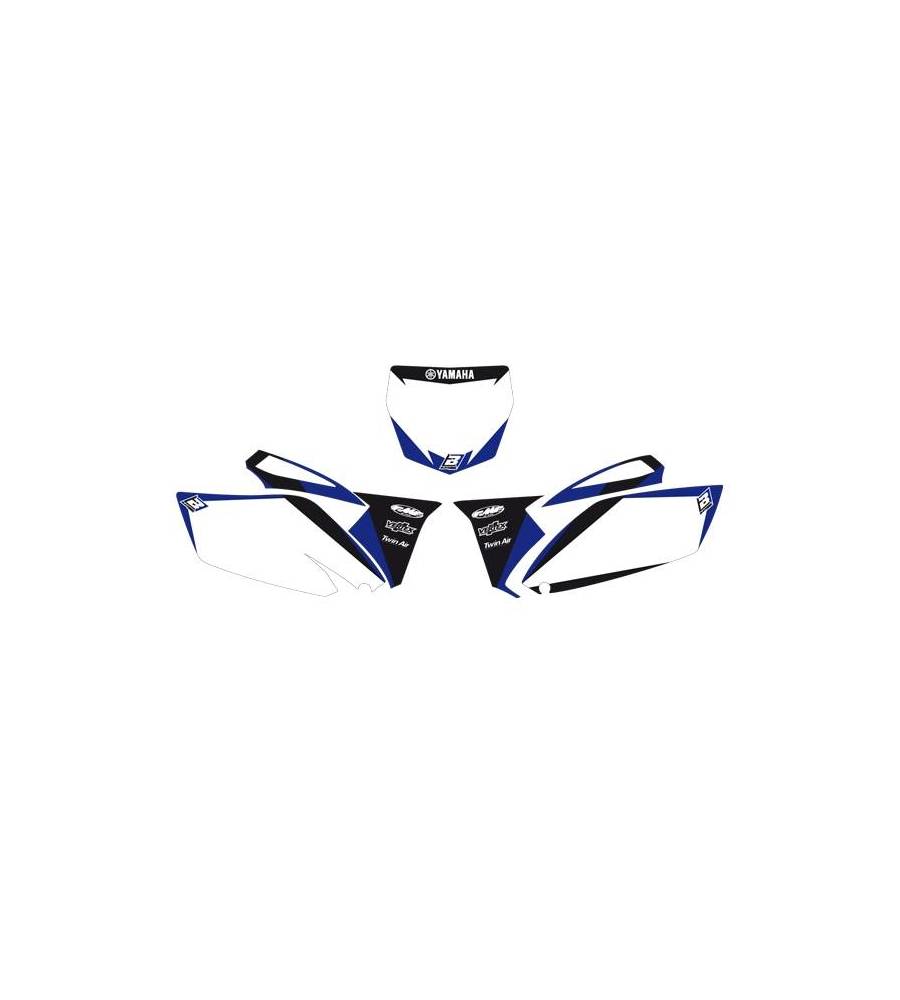 Fonds de plaque blanc Yamaha YZF250 Fonds de plaque blanc Yamaha YZF250