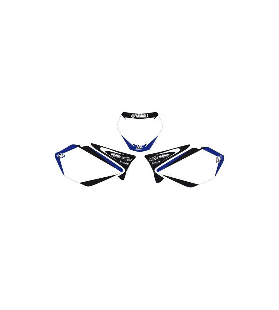Fonds de plaque blanc Yamaha YZ125-250 Fonds de plaque blanc Yamaha YZ125-250