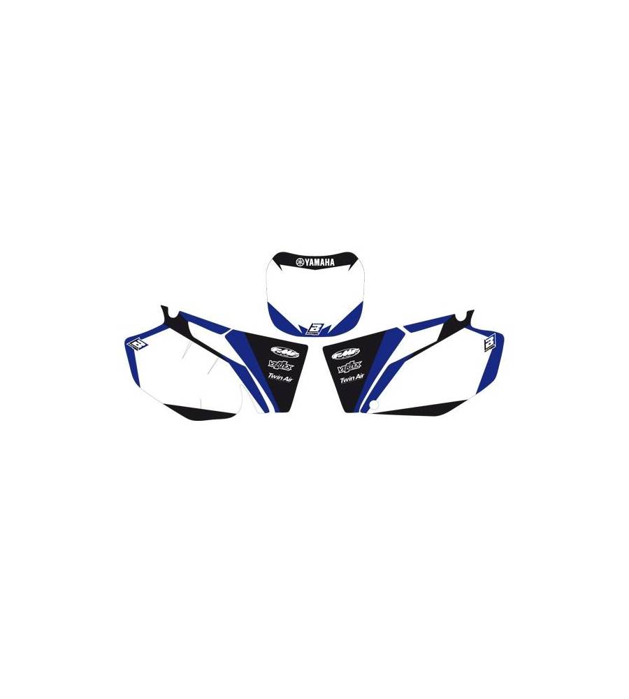 Fonds de plaque blanc Yamaha YZF250/450 Fonds de plaque blanc Yamaha YZF250/450
