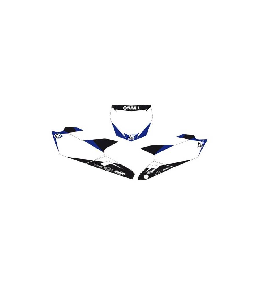 Fonds de plaque blanc Yamaha YZ250F/450F Fonds de plaque blanc Yamaha YZ250F/450F