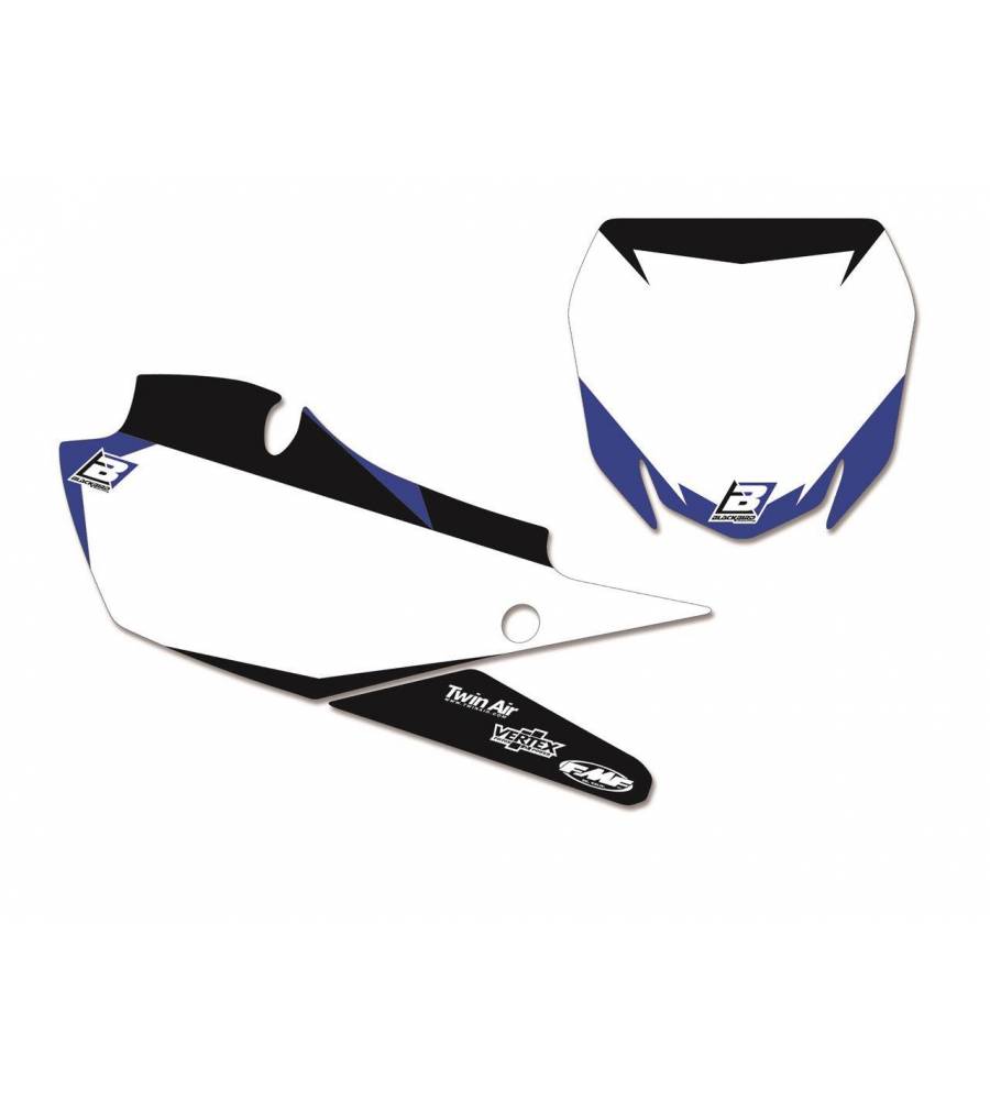 Fonds de plaque blanc Yamaha YZ450F Fonds de plaque blanc Yamaha YZ450F