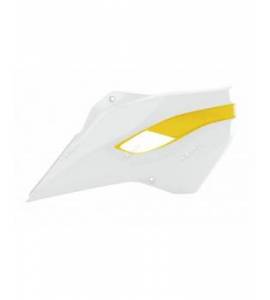 Ouïes de radiateur RACETECH couleur origine blanc/jaune Husqvarna