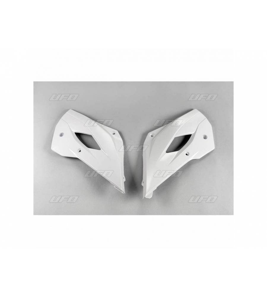 Ouïes de radiateur UFO blanc Husqvarna TC85 Ouïes de radiateur UFO blanc Husqvarna TC85