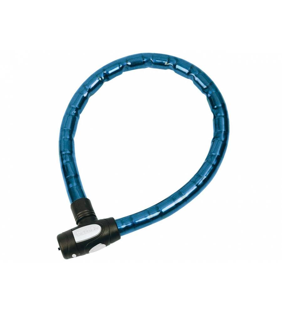 Antivol câble OXFORD Barrier 1,5m x 25mm bleu