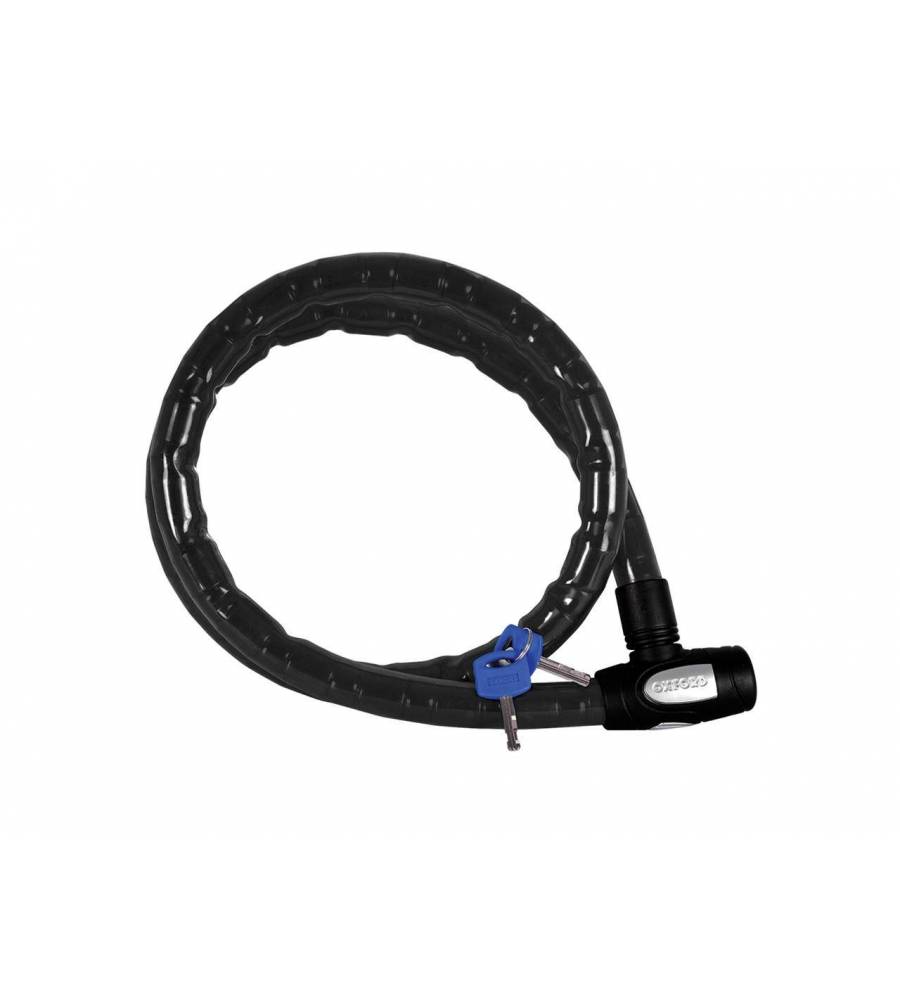 Antivol câble OXFORD Barrier 1,5m x 25mm fumé