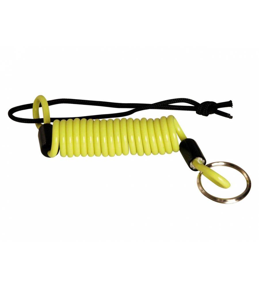 Câble de rappel Vector jaune fluo pour bloque disque/antivol 
