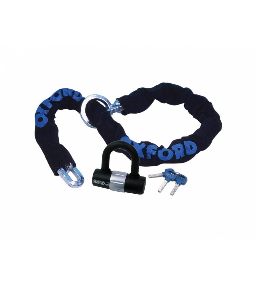 Antivol chaîne OXFORD HD type Lasso 1,2m x 9,5mm