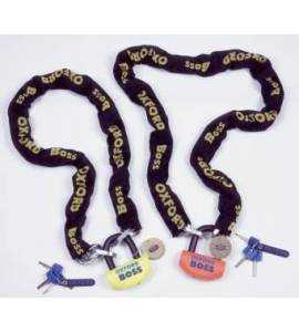 Antivol chaîne OXFORD 16mm Big Boss + 1,2m x 12mm