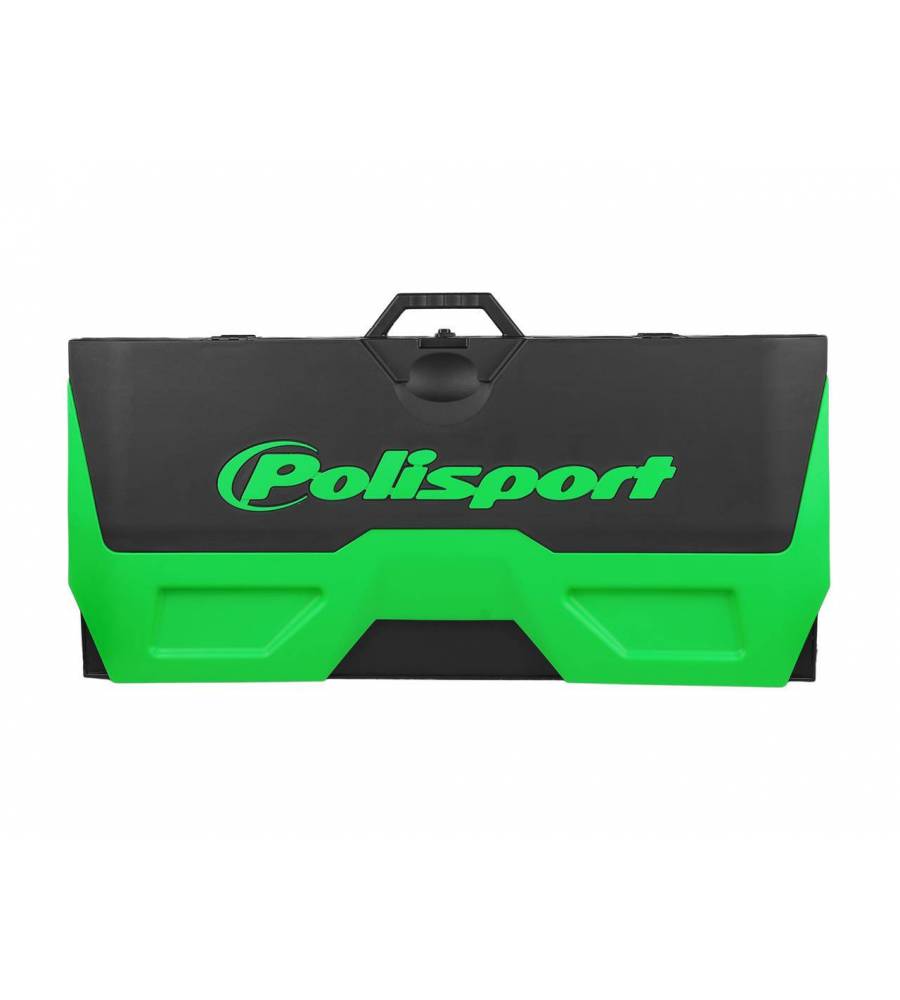 Tapis environnemental avec bac récupérateur pliable POLISPORT vert/noir Tapis environnemental avec bac récupérateur pliable POLISPORT vert/noir