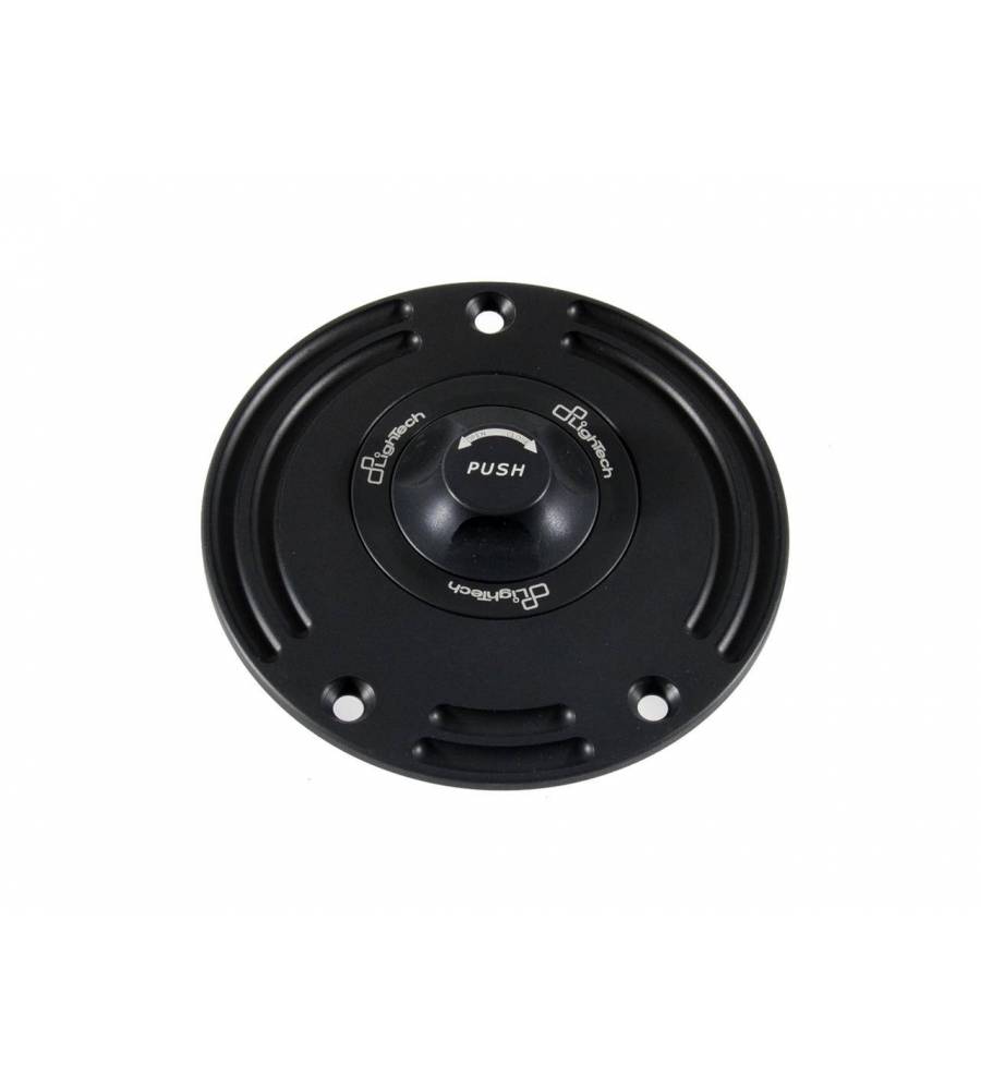 Bouchon De Réservoir Carbone Noir TWM Pour SUZUKI SV 1000 S (2004-2010) - Kit Avec Clés - Neuf Sous Emballage