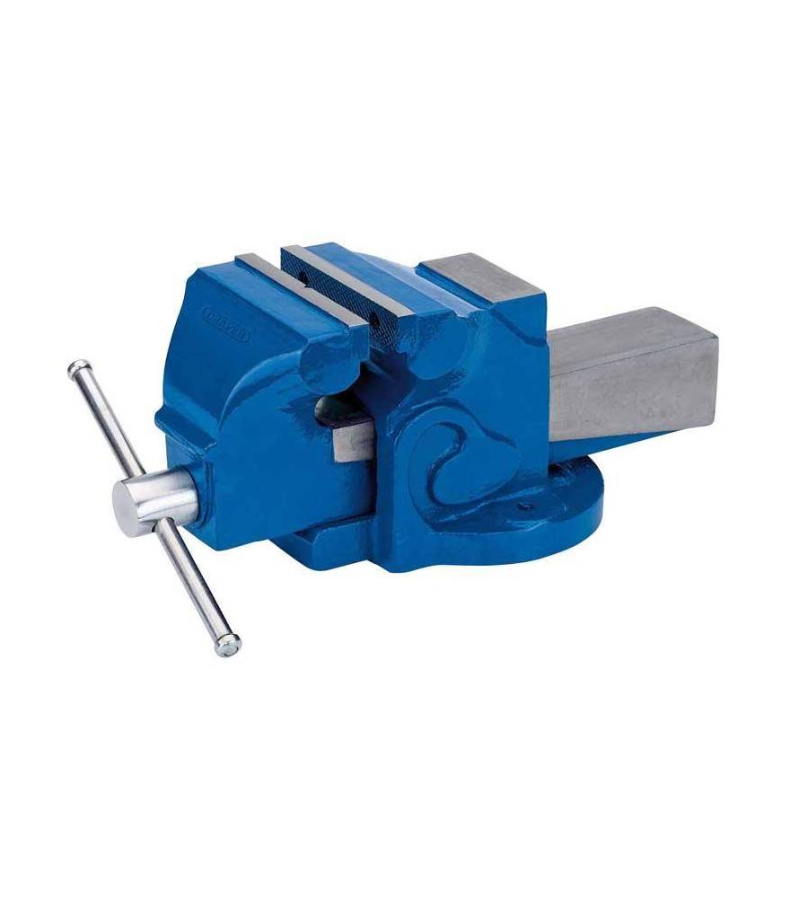 Étau Draper 150 Mm – Capacité 130 Mm, Cadre Fonte, Vis Acier Plaqué | Pour Atelier, Bricolage, Fixation D'objets