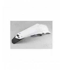 Garde-boue arrière + support de plaque avec LED UFO blanc Yamaha WR450F