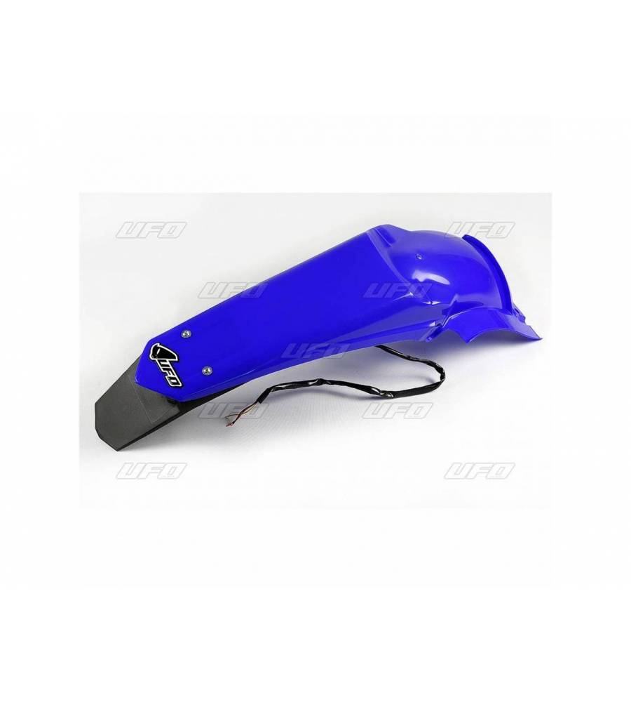 Garde-boue arrière + support de plaque avec LED UFO bleu Reflex Yamaha WR450F Garde-boue arrière + support de plaque avec LED UFO bleu Reflex Yamaha WR450F