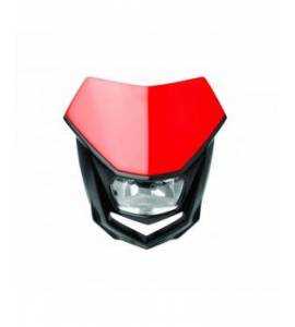 Plaque phare POLISPORT Halo rouge/noir