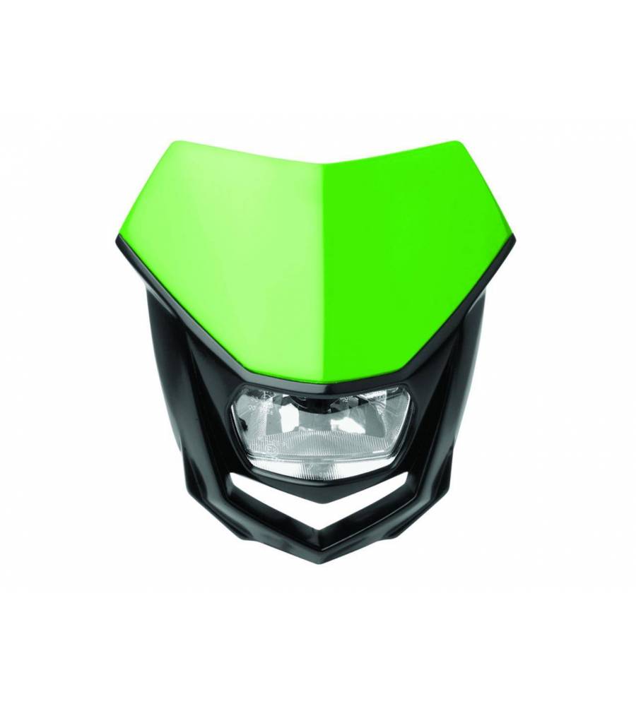 Plaque phare POLISPORT Halo vert/noir Plaque phare POLISPORT Halo vert/noir