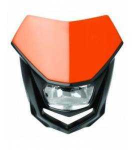 Plaque phare POLISPORT Halo orange/noir
