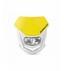 Plaque phare POLISPORT Halo LED jaune/blanc