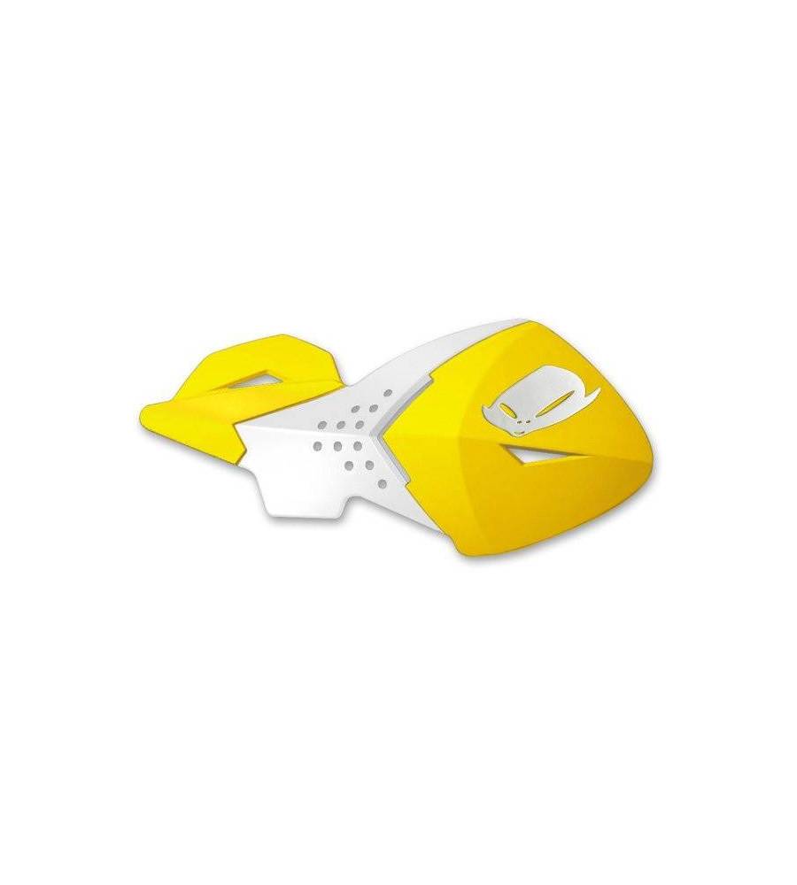 Protège-mains UFO Escalade jaune/blanc