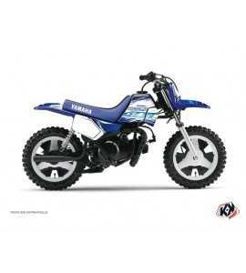 Kit Déco Moto Cross Eraser Yamaha PW 50 Bleu