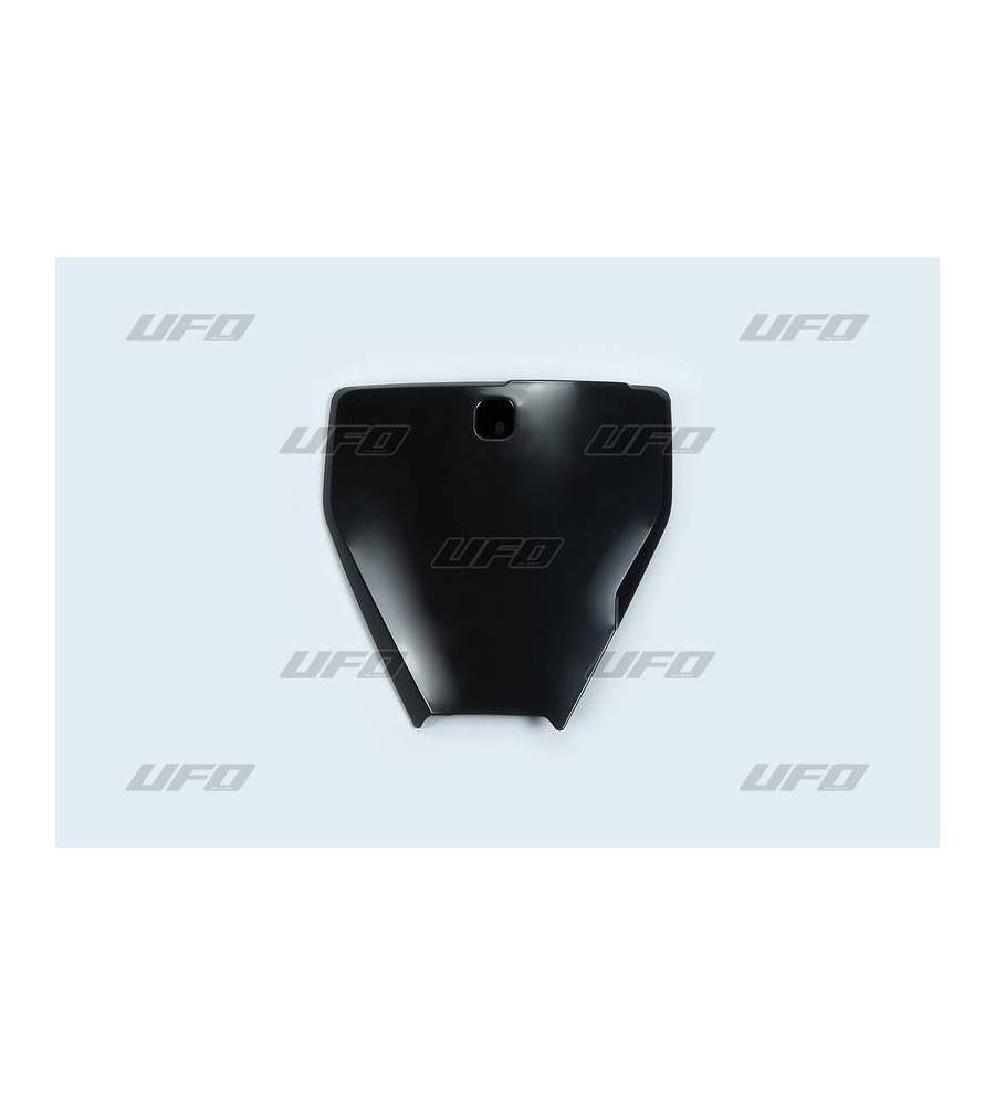 Plaque numéro frontale UFO noir Husqvarna TC85