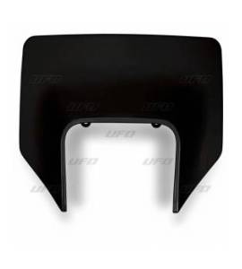 Plaque numéro frontale UFO Husqvarna noir