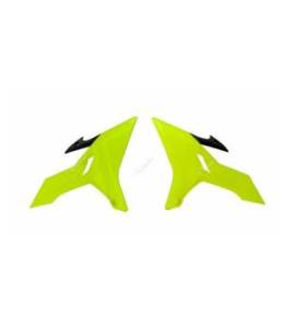 Ouïes de radiateur RACETECH Revolution jaune fluo Yamaha
