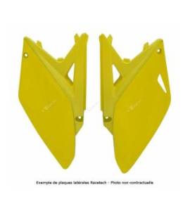 Plaques latérales RACETECH couleur origine 2014 jaune/noir